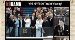 Desktop Screenshot of nobama.com