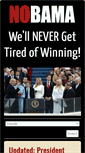 Mobile Screenshot of nobama.com