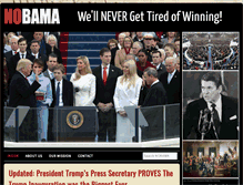 Tablet Screenshot of nobama.com